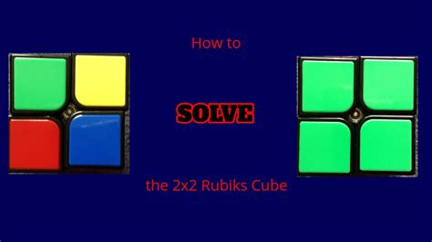 How To Solve The 2x2 Rubiks Cube With The Ortega Method Ortega Method