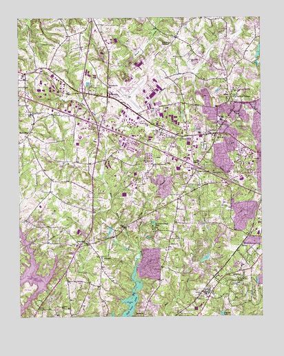 Guilford Nc Topographic Map Topoquest