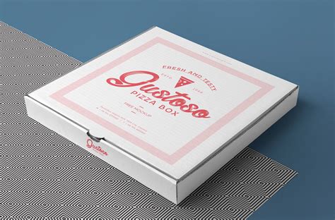 takeaway pizza box mockup css author