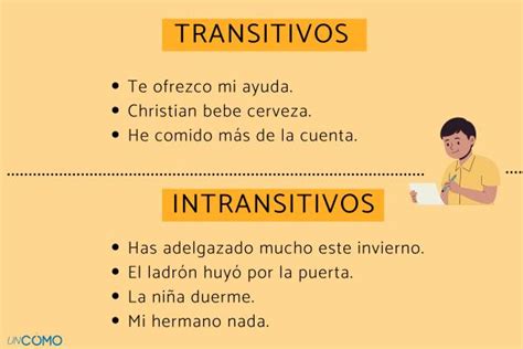 Verbos Transitivos E Intransitivos Qué Son Diferencias Y Ejemplos