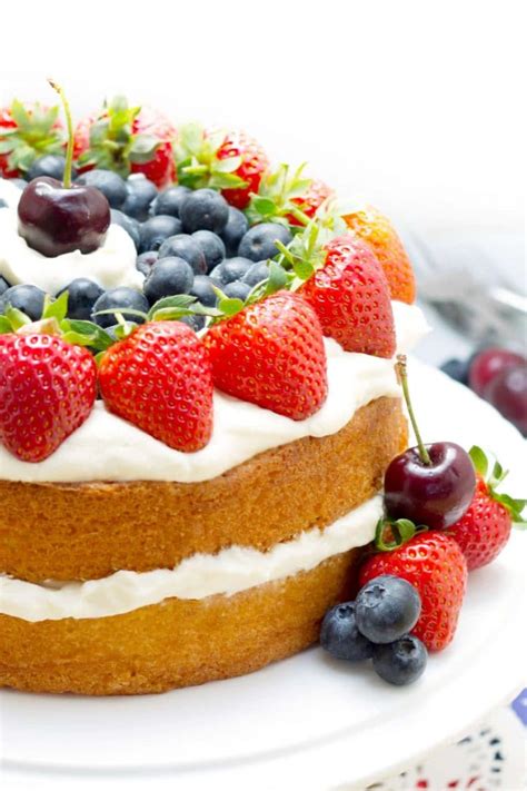 Vanilla Cream Sponge Cake Errens Kitchen
