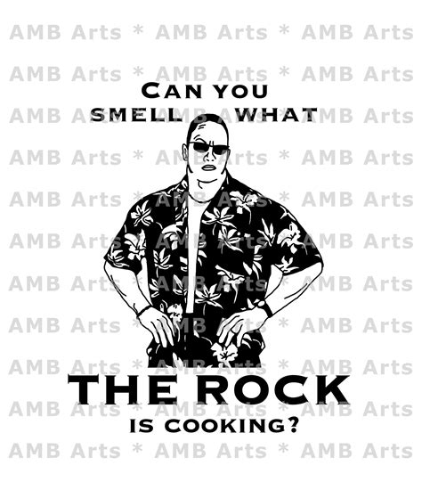 The Rock Svgpng Digital Download Can You Smell What The Rock Is