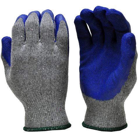 G And F Knit Glove With Textured Latex Coating Gripping Gloves 12