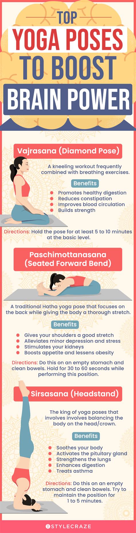 8 Effective Yoga Poses To Increase Your Brain Power