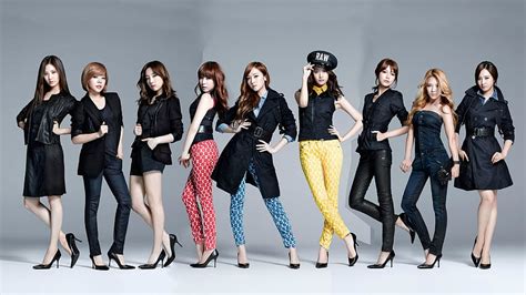 Girls Generation Korean Seohyun Blonde Women Standing Group Of Women Tiffany Hwang Brunette Kim