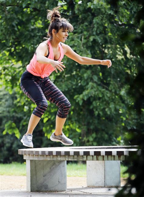Thyme (/taɪm/) is the herb (dried aerial parts) of some members of the genus thymus of aromatic perennial evergreen herbs in the mint family lamiaceae. ROXANNE PALLETT Workig Out at Regent's Park in London 07 ...
