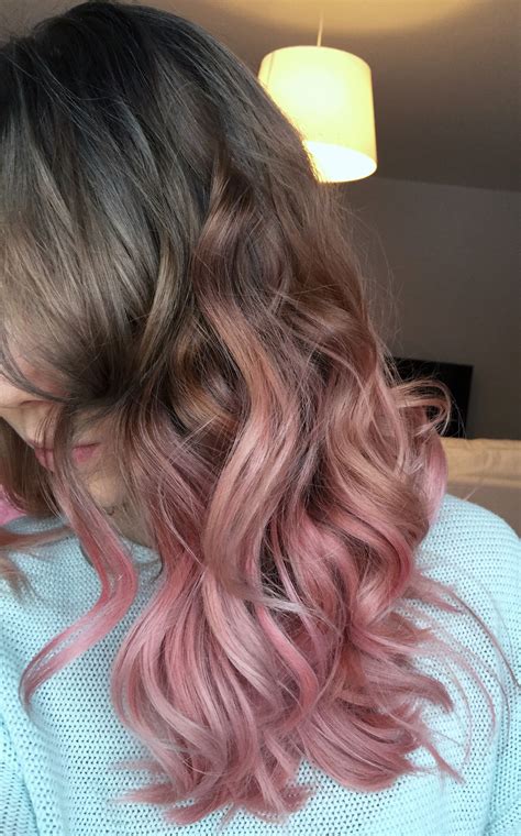 Road To Grey First Stop Ash To Pastel Pink Ombre Pinkombrehair