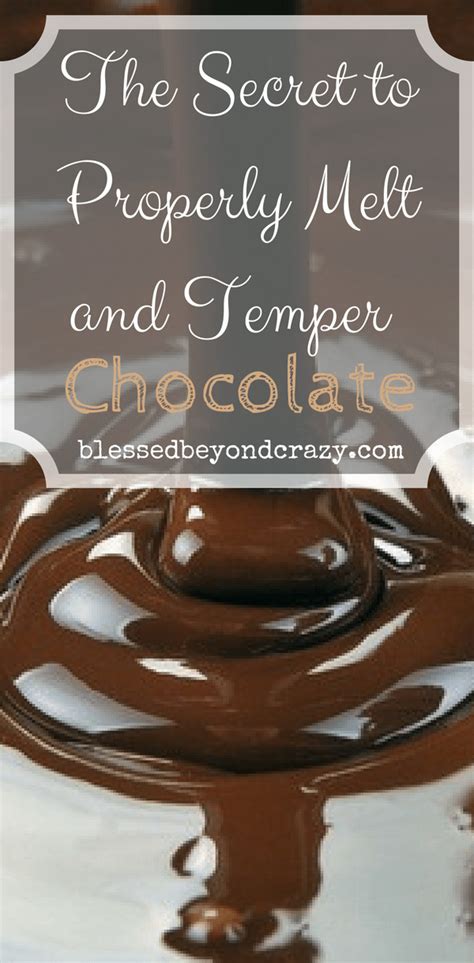 The Secret To Perfectly Melt And Temper Chocolate