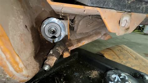 How To Change Engine Oil Filter In Skid Steer Case Sr250 Youtube