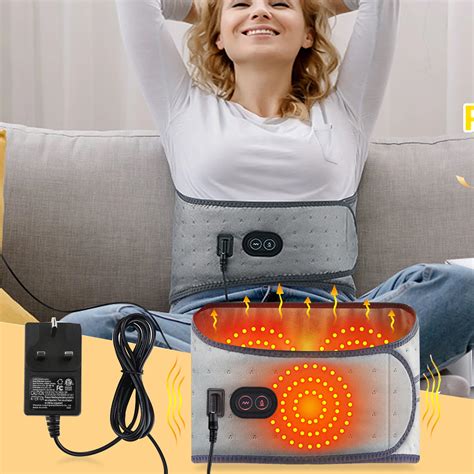 Electric Massage Belt Vibration With Heating Red Light Hot Compress