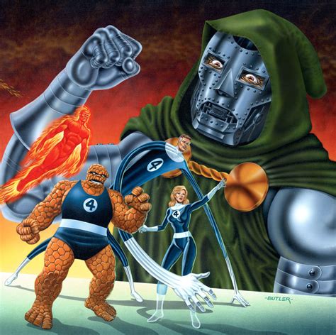 Fantastic Four Vs Dr Doom The Doomsday Device The Art