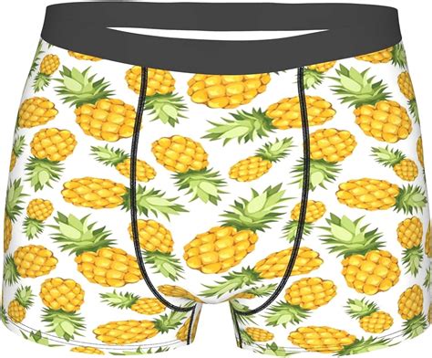 Men S Underwear Pineapples Tropical Climate Fruits Sweet Ripe Juicy