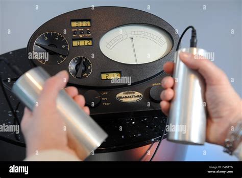 the picture shows a so called electrometer used by scientology for testing and auditing at the