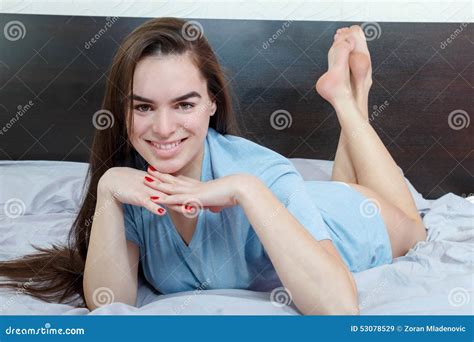 Half Naked Female Seducing Stock Photos Free Royalty Free Stock