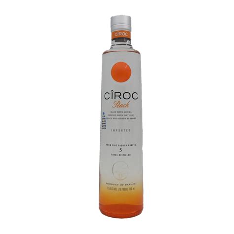 Ciroc Peach Vodka 70p 750ml Roopers Wholesale