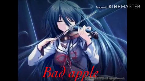 Bad Apple Nightcore Version Youtube