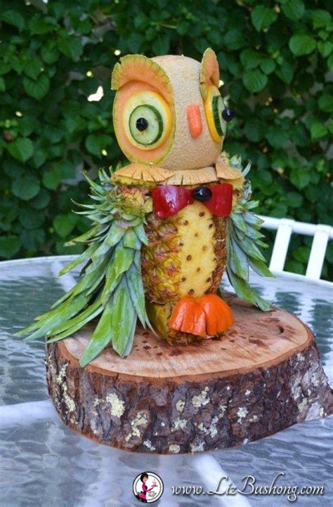7 Steps To Create Pineapple Owl Centerpiece Liz Bushong
