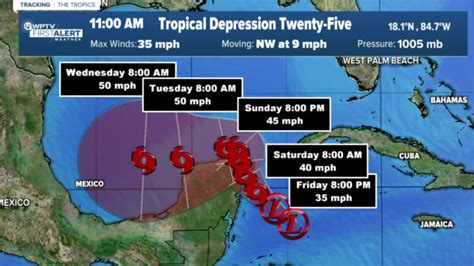 tropical depression 25 forms in caribbean could become tropical storm gamma virgin islands