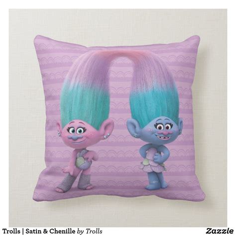 To combat this, we offer a selection of luxury, quilted, stylish and warm bedspreads and bed throws to give you some extra padding and help you keep cosy on those cold nights. Trolls | Satin & Chenille Throw Pillow | Zazzle.com ...