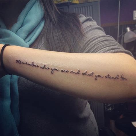 Arm Quote Tattoos ~ Women Fashion And Lifestyles