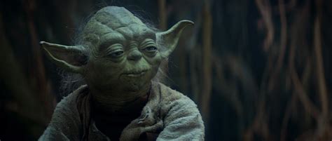 The original concept art for yoda was a small blue alien with white hair. Star Wars: The Force Awakens Rumor - Will Yoda Return ...