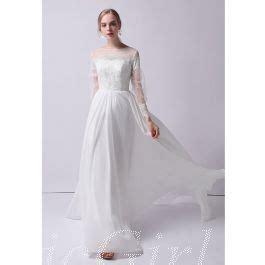 Brautkleider günstig online bei ebay entdecken. Standesamt Brautkleid Sportlich Elegant Lange ärmel Spitze ...