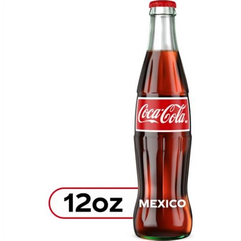 Coca Cola Glass Bottle Soda 12 Fl Oz King Soopers