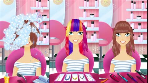 Play the latest real haircuts games only on girlg.com. Girls Hair Salon - hairstyle makeover kids games - YouTube