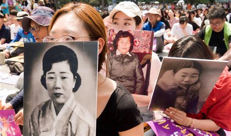 Year Anniversary Of Korean Comfort Women Protest Against Japans Sex Slavery Iglobenews