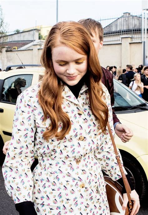 Flawlessbeautyqueens Sadie Sink Sadie Prada Fashion Show