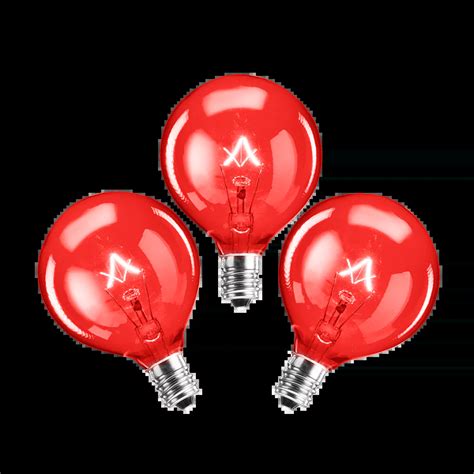 25 Watt Scentsy Light Bulbs Red 3 Pack