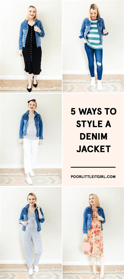 5 Ways To Style A Madewell Denim Jacket Poor Little It Girl