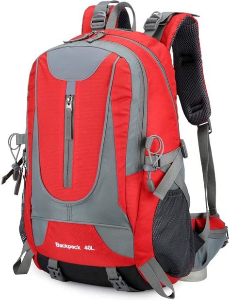 Adnyoutdoor 40l Water Resistant Men Women Hiking Backpack Lightweight Outdoor Sports Traveling