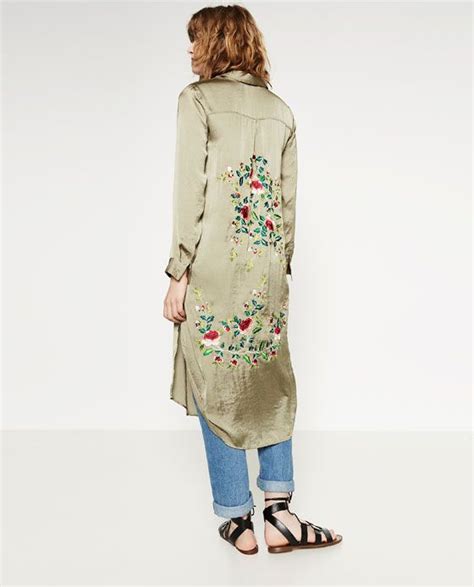 Buy zara perfume and get the best deals at the lowest prices on ebay! Long embroidered floral shirt from zara | WARDROBE | THE ...