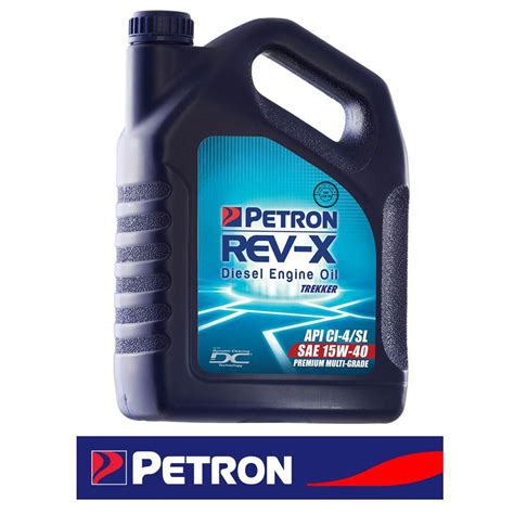 Petron Rev X Rx400 Trekker Premium Diesel Engine Oil Sae 15w40 4l