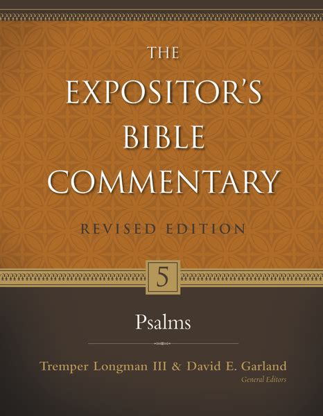 Expositors Bible Commentary Revised Vol 5 Psalms Olive Tree