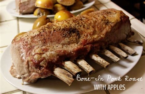Recipe updated, originally posted september 2011. Bone-In Pork Roast with Apples | KeepRecipes: Your Universal Recipe Box