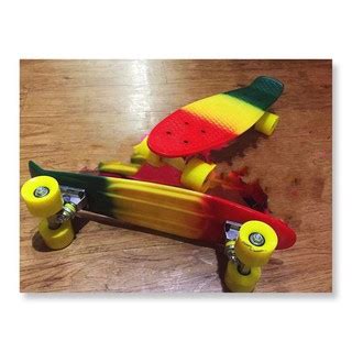 New listingoriginal penny board 22inch black friday sale!! PENNY RASTA FADE BOARD | Shopee Malaysia