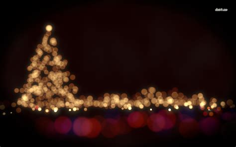 Blurry Christmas Tree Lights Hd Wallpaper Christmas Wallpaper Free