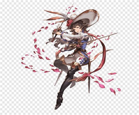 Granblue Fantasy Art Character Drawing Design Game Branch Png Pngegg