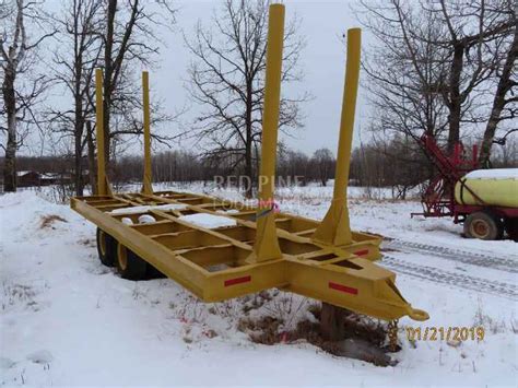 2 Pintle Hitch Mill Yard Log Carts Minnesota Forestry Equipment Sales