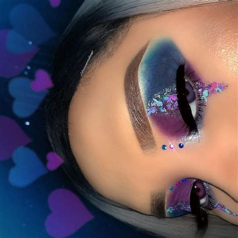 Adrianavc On Instagram 💙blue Purple 💜adrianavcmakeup1 For More