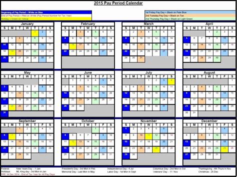 Nfc Pay Period Calendar 2021 Customize And Print