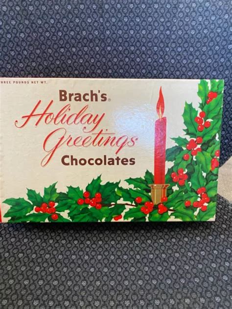 Vintage Brachs Chocolates And Candies Box Ej Brach And Sons Chicago