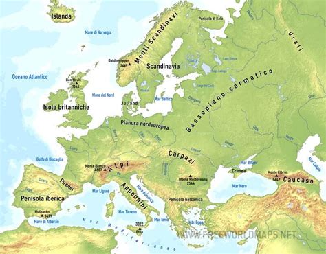 Cartina Geografica Dell Europa Mappa O Carta Europea Vrogue Co