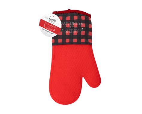 Krumbs Kitchen Holiday Farmhouse Oven Mitts