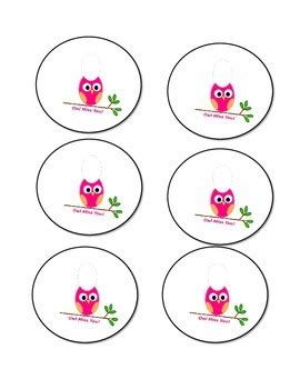 Free owl miss you printable templat you can get the best. Owl Miss You by Miss Lundie | Teachers Pay Teachers