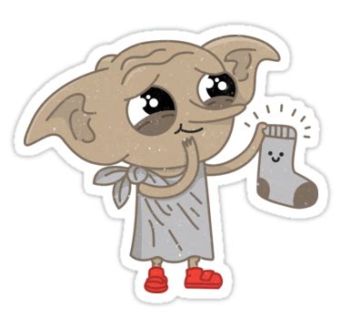 Dobby Free Elf Stickers By Ppmid Redbubble Harry Potter Stickers Harry Potter Drawings