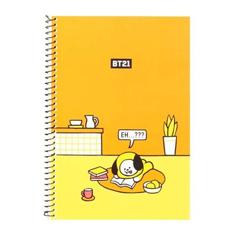 Cuaderno Con Personaje Chimmy Línea Bt21