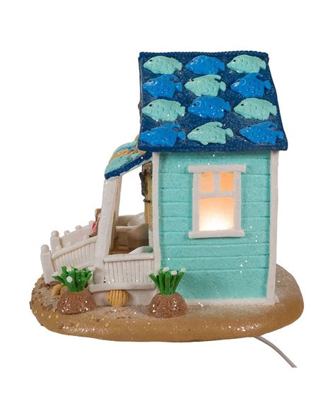 Ginger Bread Light Up Beach House Winterwood Gift Christmas Shoppes
